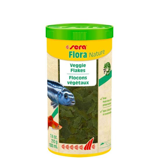 (image for) Sera Flora Veggie Flakes 210g - Click Image to Close