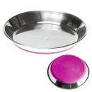 (image for) Rogz Bowl Stainless Steel Cat Anchovy Pink 200ml