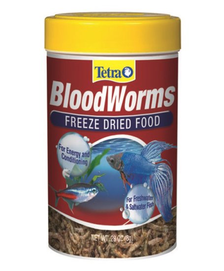 (image for) Tetra Freeze Dried Bloodworms Fish Treats 7g - Click Image to Close