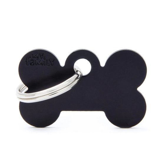 (image for) MYF Tag Basic Bone Black Small - Click Image to Close
