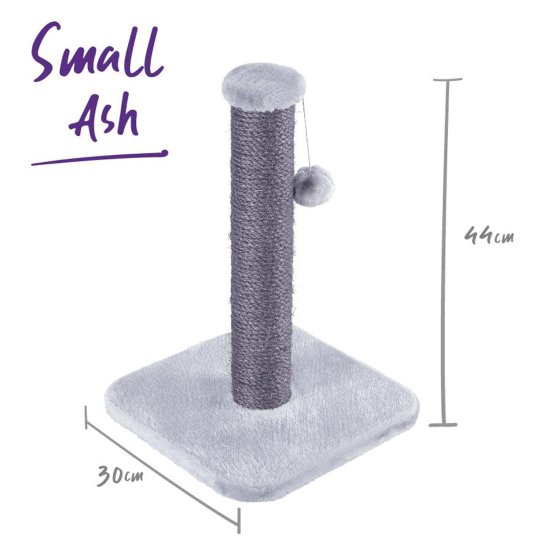 (image for) Kazoo Scratch Post Small Ash 30x30x44cm - Click Image to Close