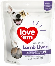 (image for) Love Em Air Dried Lamb Liver 200g