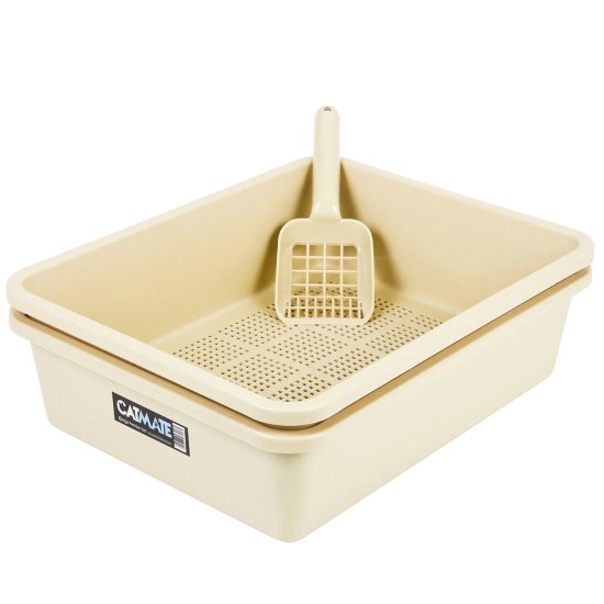 (image for) Catmate MultiTray with Scoop Beige - Click Image to Close