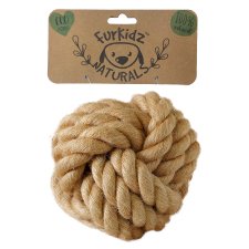 (image for) FurKidz Natures Choice Jute Ball 15cm