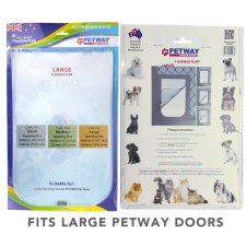 (image for) Petway Pet Door Flexible Flap Large