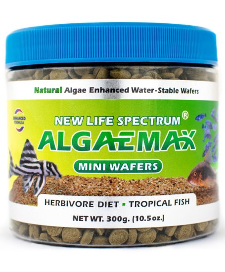 (image for) New Life Spectrum AlgaeMax Mini-Wafers Sinking (7.25mm-7.75mm) 300g - Click Image to Close
