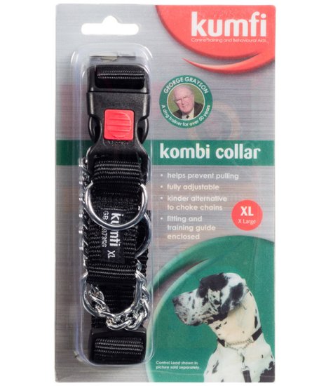 (image for) Kumfi Kombi Martingale Collar Xlarge 51-71cm - Click Image to Close