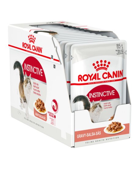 (image for) Royal Canin Cat Wet Pouches 12X85G Gravy Adult Instinctive - Click Image to Close