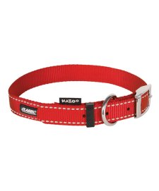 (image for) Kazoo Classic Nylon Collar Red 350X12Mm S