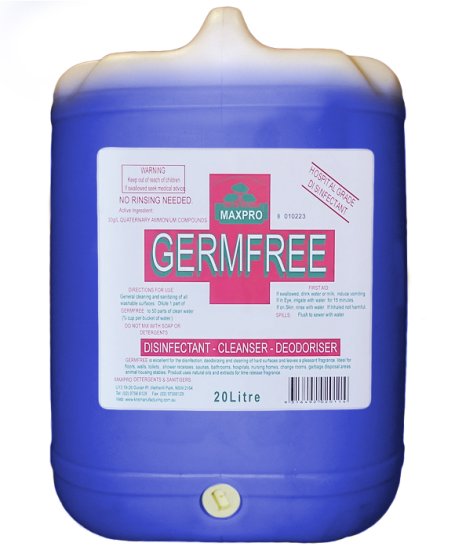 (image for) Maxpro Germ Free Discinfectant Bubble Gum 20L - Click Image to Close