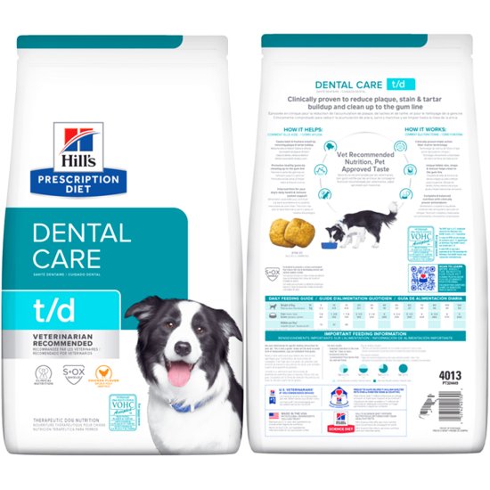 (image for) Hills PD Canine t/d 11.3kg 4018 - Click Image to Close