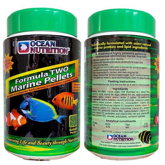 (image for) Ocean Nutrition Marine Formula 2 Small Pellets 400g - Click Image to Close