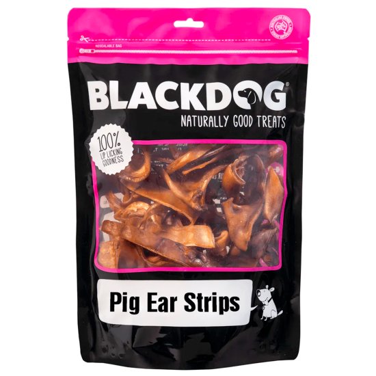 (image for) Blackdog Treats Ear Strips 500g - Click Image to Close