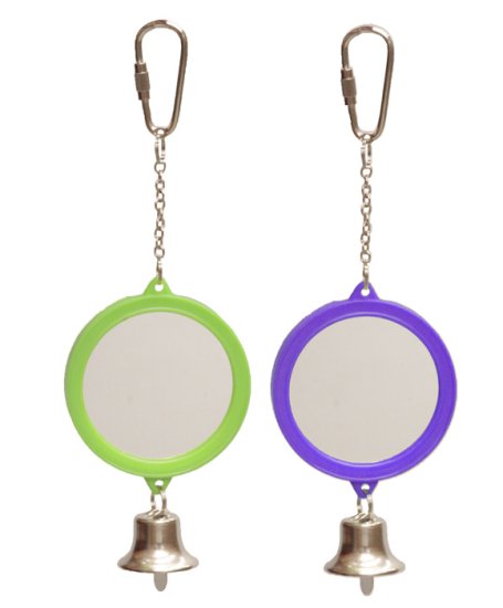 (image for) Kazoo Round Mirror With Bell Small - Click Image to Close
