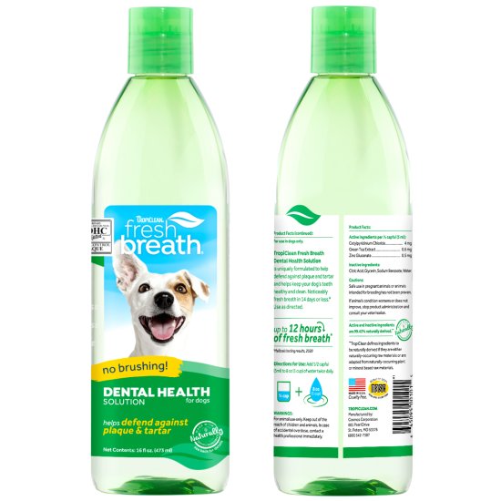 (image for) Tropiclean Fresh Breath Water Additive Original 473ml - Click Image to Close