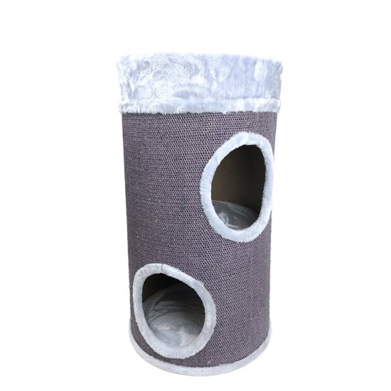 (image for) Cattitude Hideaway Mini Drum Grey - Click Image to Close