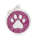 (image for) MYF Tag Shine Circle Paw Pink