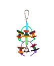 Kazoo Bird Toy Two Tier With Log Bell Small