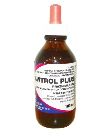 (image for) Fidos Avitrol Plus Bird Wormer Syrup 100ml - Click Image to Close