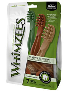 (image for) Whimzees Canine Toothbrush Star Large 6pk 360g - Click Image to Close